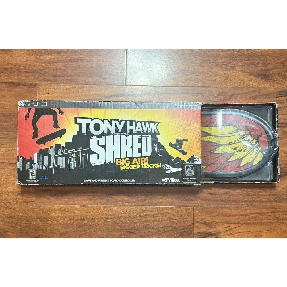 Tony Hawk: Shred Bundle (Sony PlayStation 3, 2010) Brand New - Game & Board